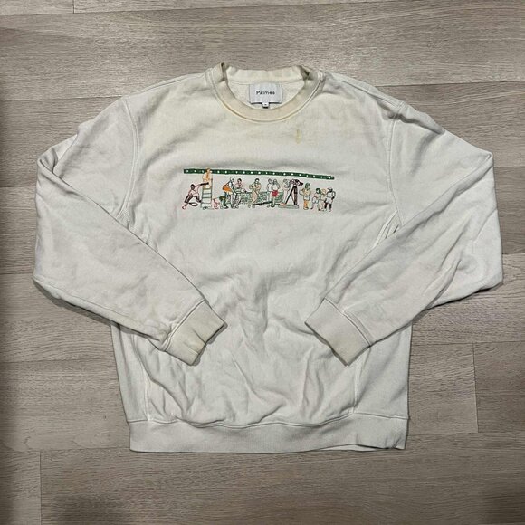 Palmes Tennis Society Spring/Summer 2022 Graphic Crewneck Sweater - Picture 2 of 8